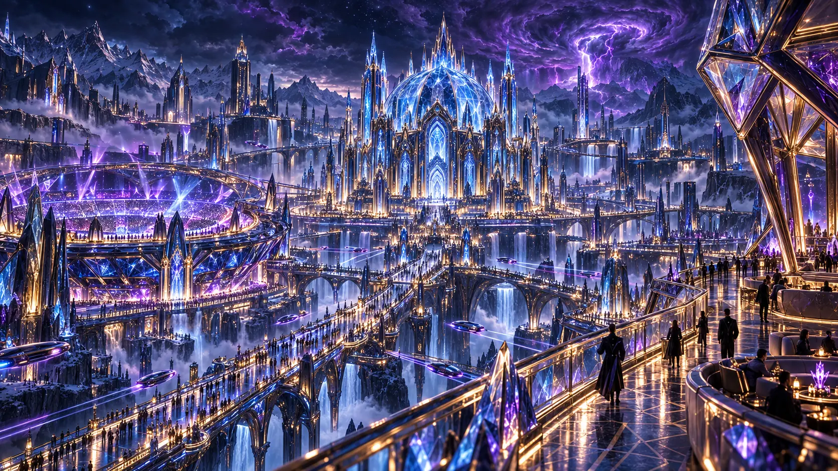 Spinwarz World frozen crystal metropolis