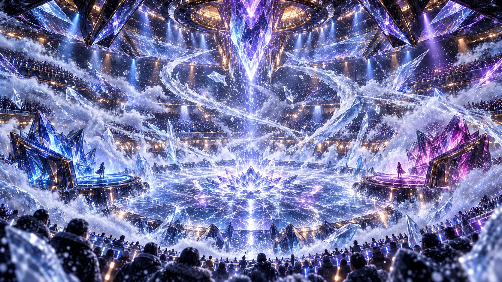 Whiteout / Freeze inside DI Arena